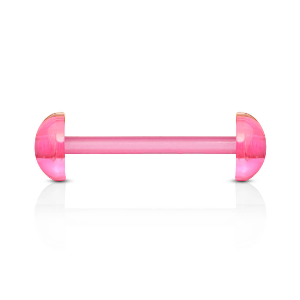 Acrílico Barbell Lengua Cúpula acrílica