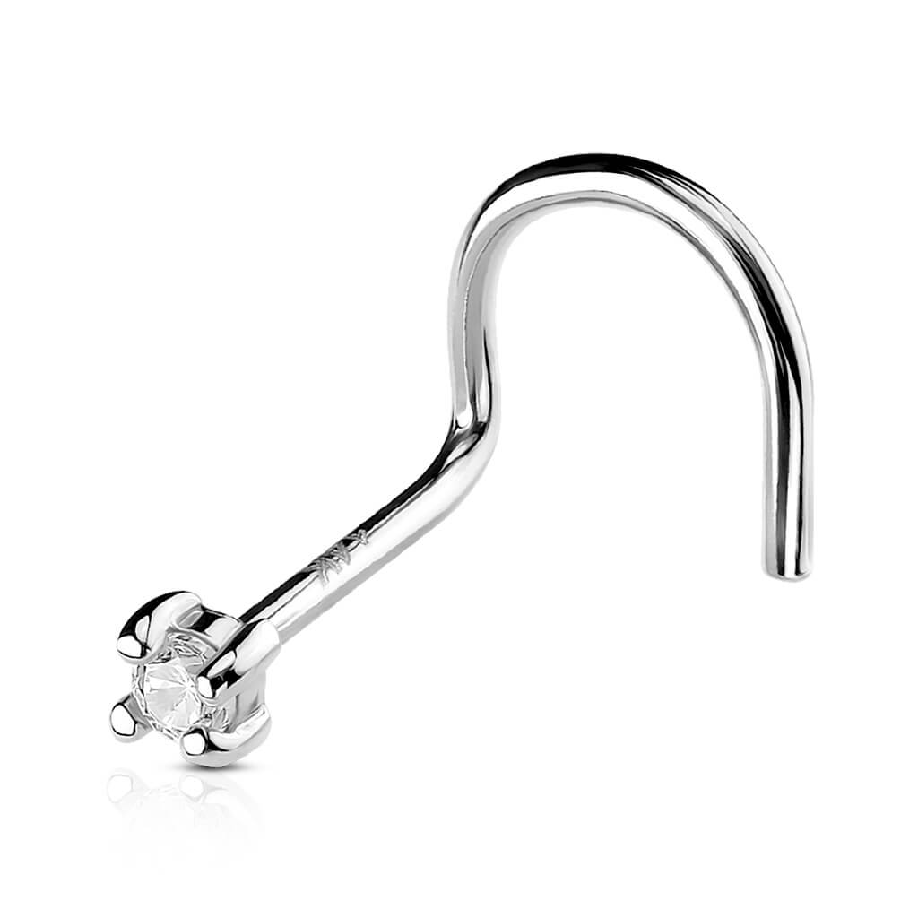 Or 14kt Nez Vis Zircone