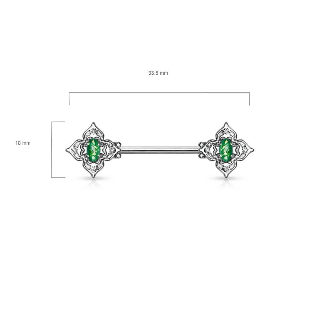 Téton Fleur Zircone Opale