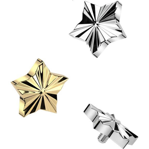 Titanio superiore stella taglio diamante Filettatura Interna