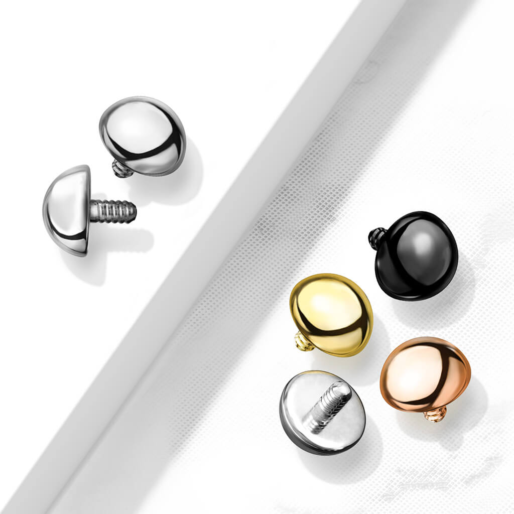 Titanium Top Dome Internally Threaded