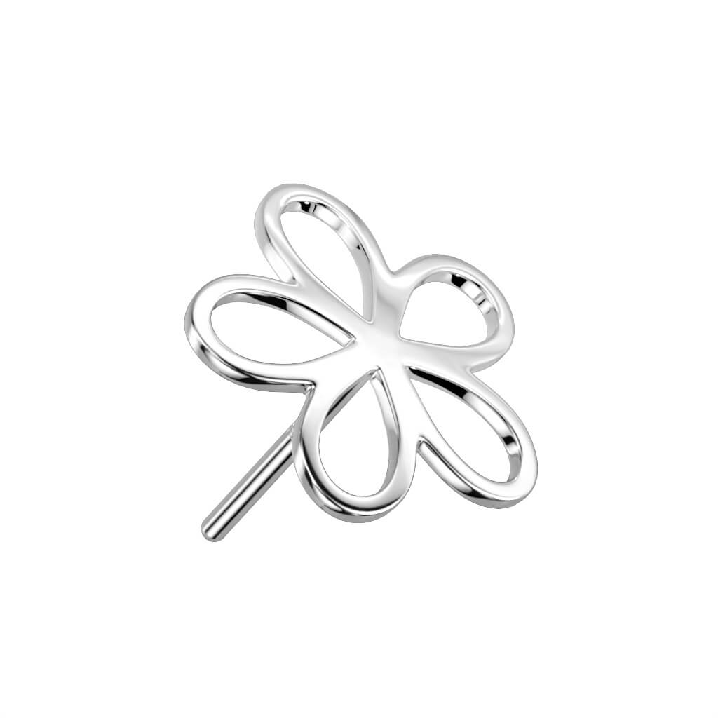 Oro 14 kt Superiore a Fiore Push-In