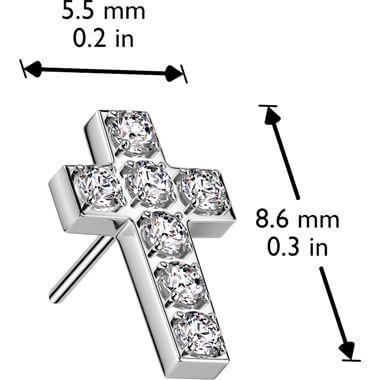 top cross zirconia Push-In