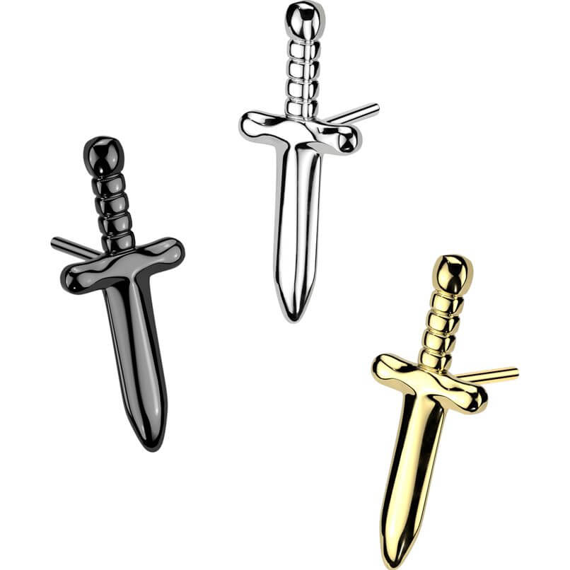 Titanium top dagger Push-In