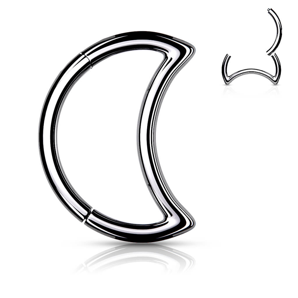 Anello Piercing Luna Clicker