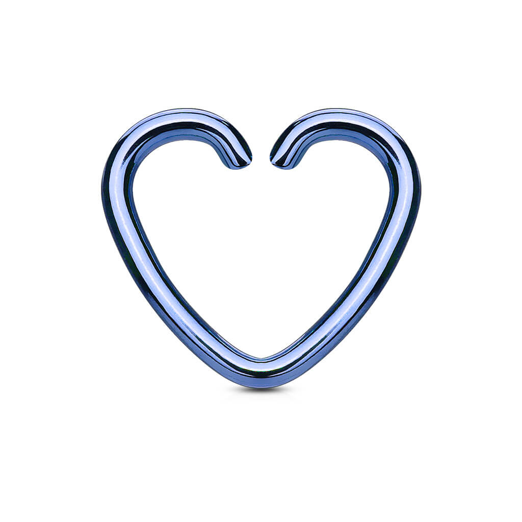 Anello Piercing Cuore Pieghevole