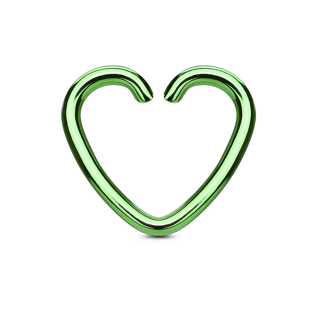 Anello Piercing Cuore Pieghevole