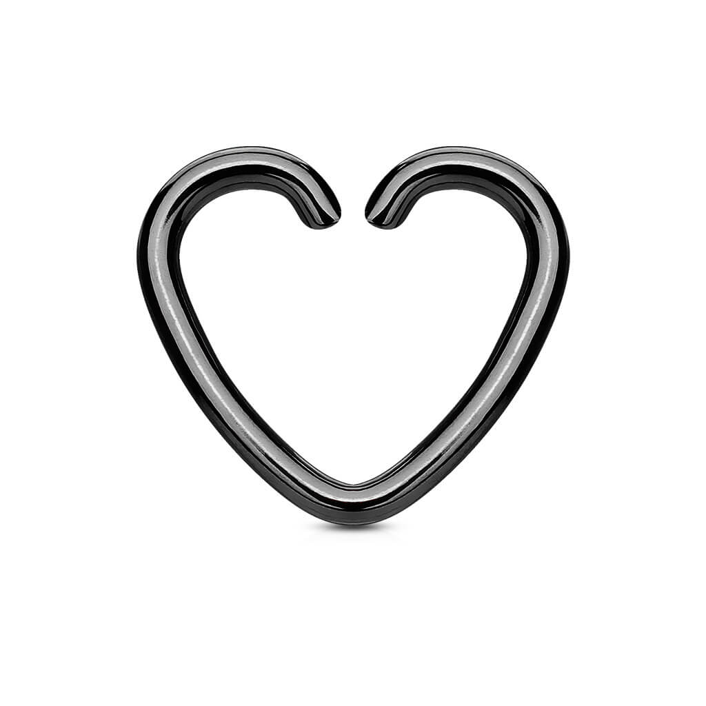 Anello Piercing Cuore Pieghevole