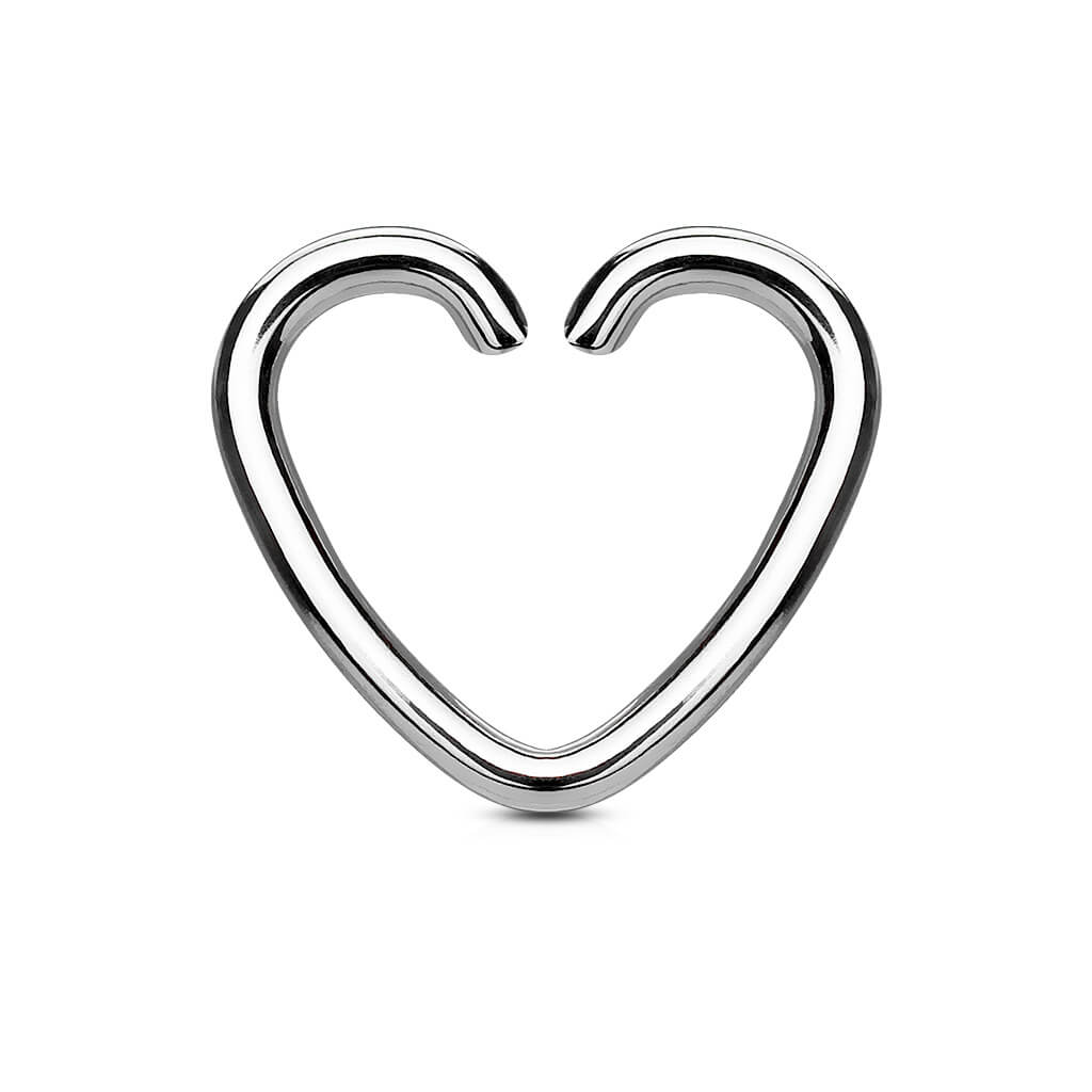 Anello Piercing Cuore Pieghevole