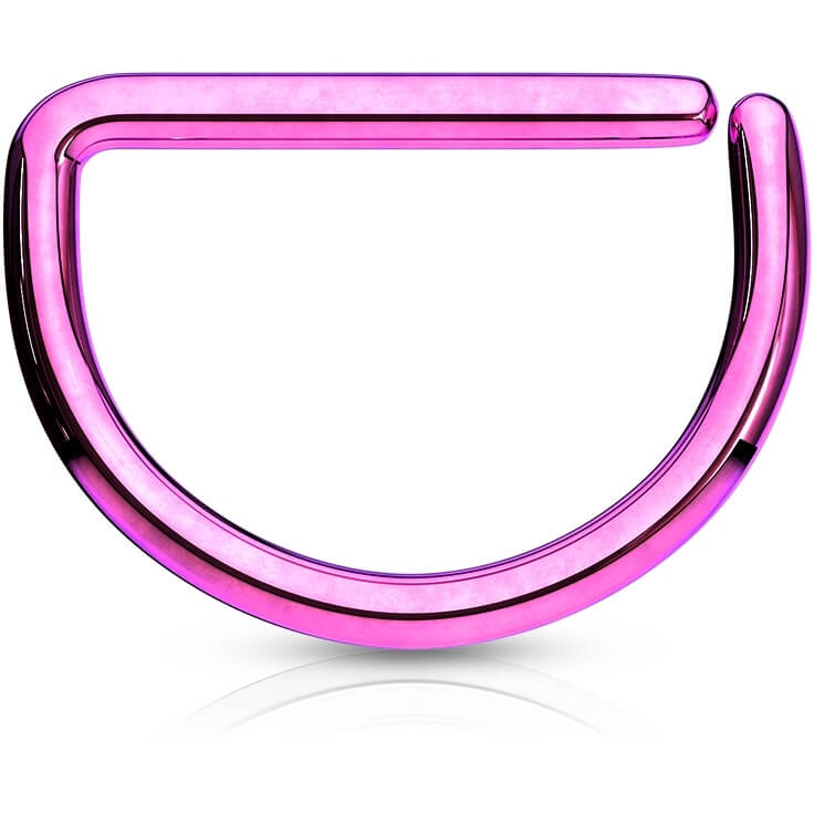 Anello Piercing Anello forma "D" Pieghevole