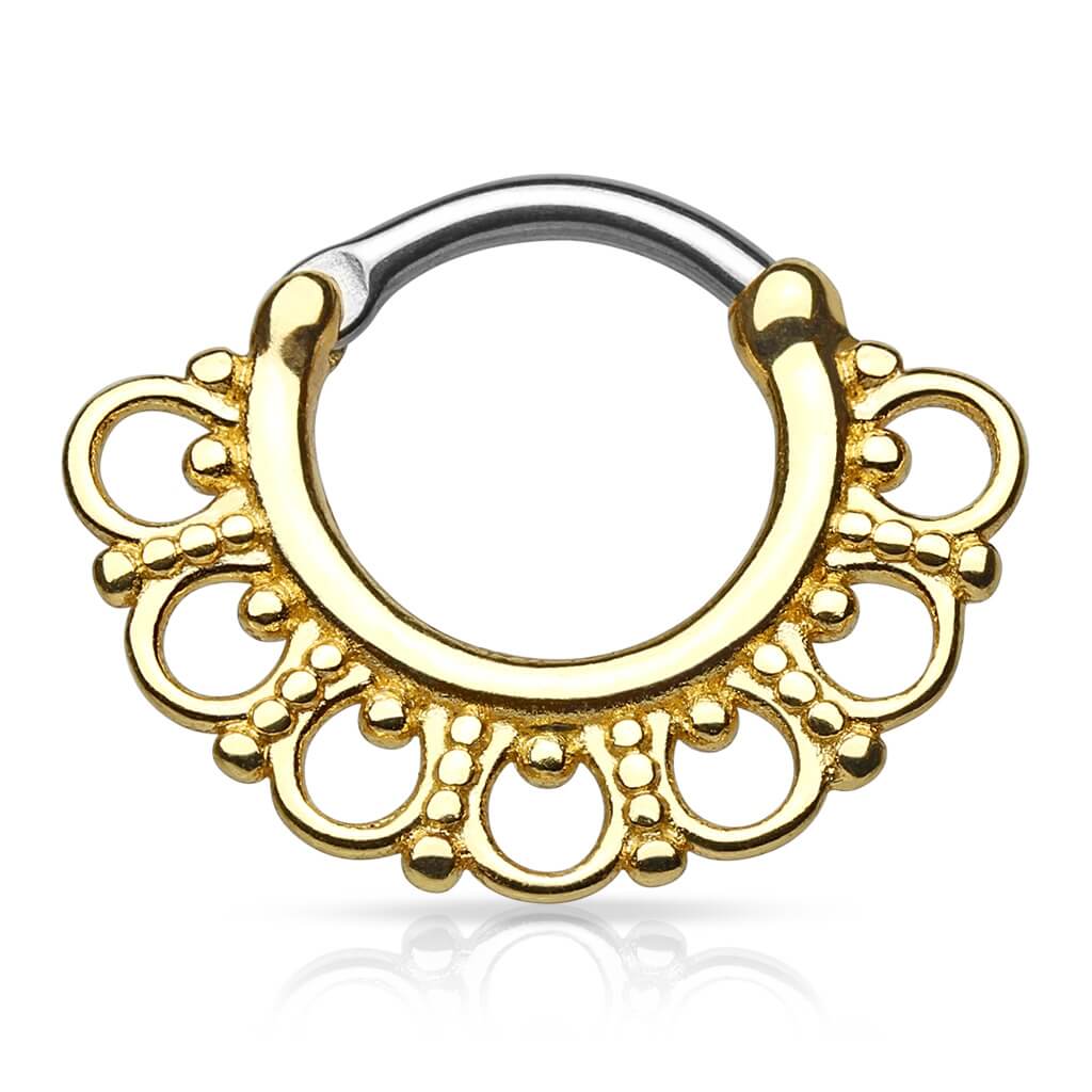 Septum Piercing Clicker Tribal Clicker