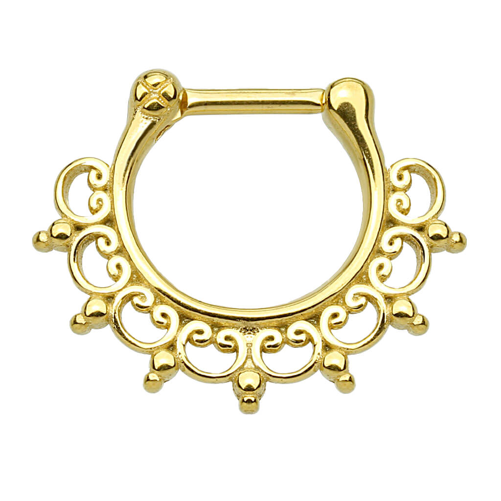 Septum Piercing Clicker Tribal Clicker