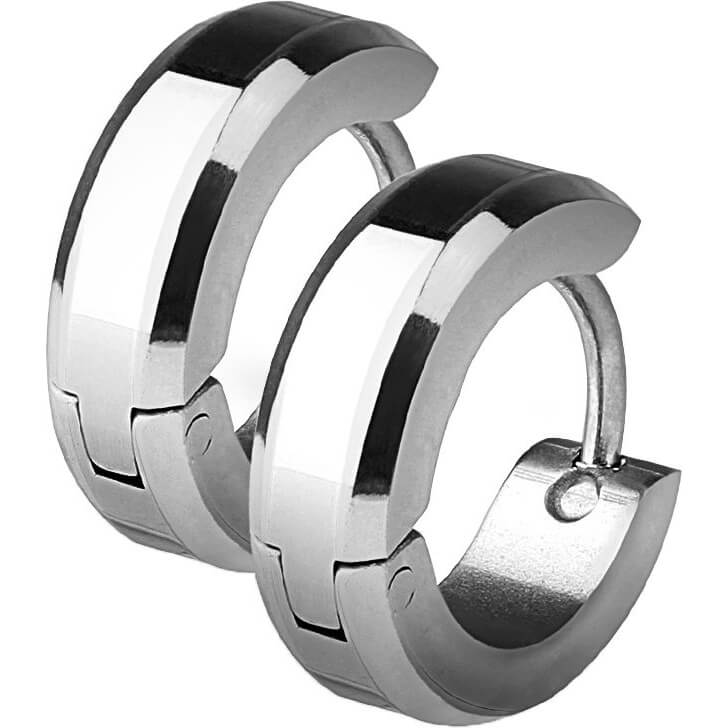 Negro Plata Forrado Clicker