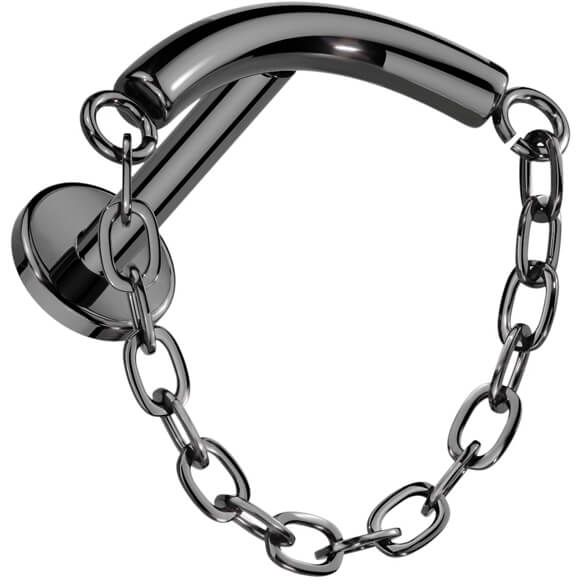 Titanio Cadena Colgante Rosca interna Labret