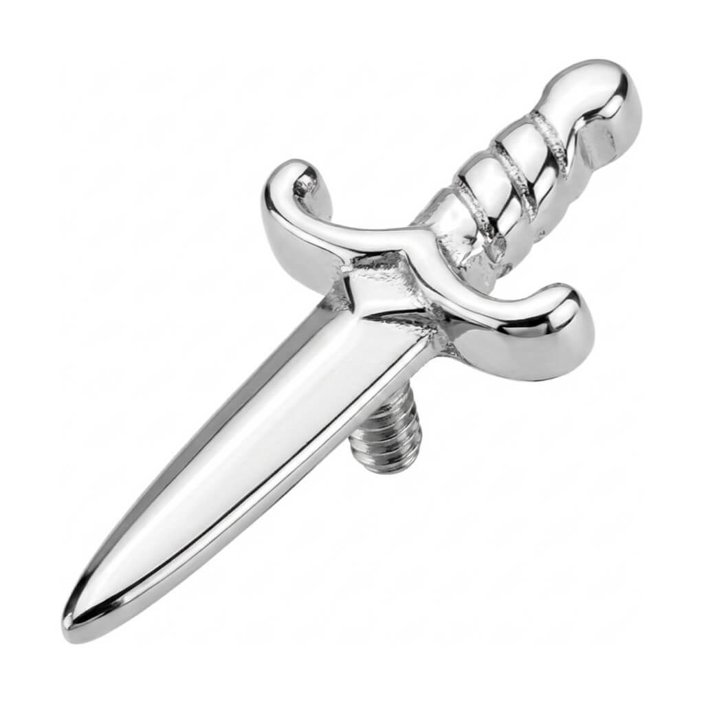 Titanium Top Dagger Blade Shape Internally Threaded