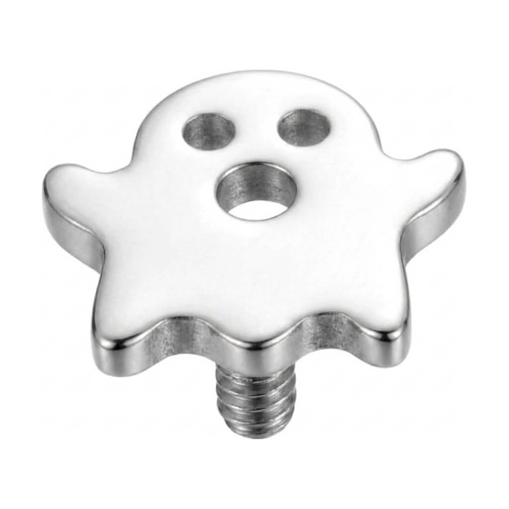 Titanium Top Friendly Halloween Ghost Internally Threaded