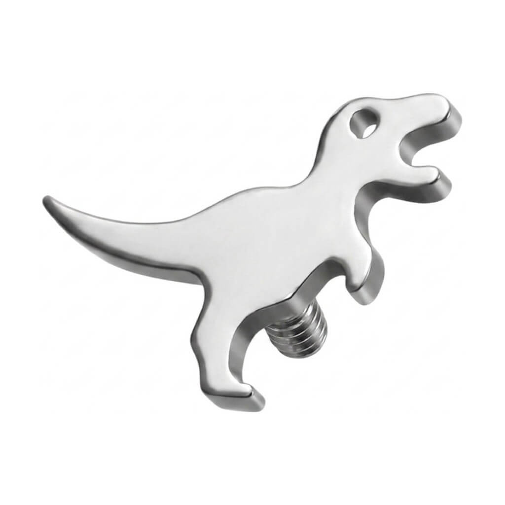 Titanium Top Roaring T-Rex Dinosaur Internally Threaded
