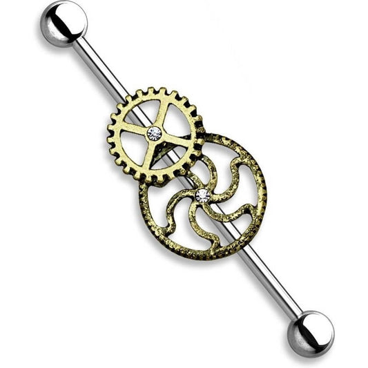 Industrial Barbell Steampunk