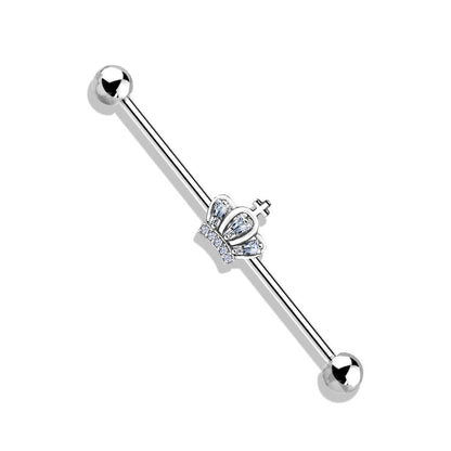 Industrial Barbell Crown Zirconia