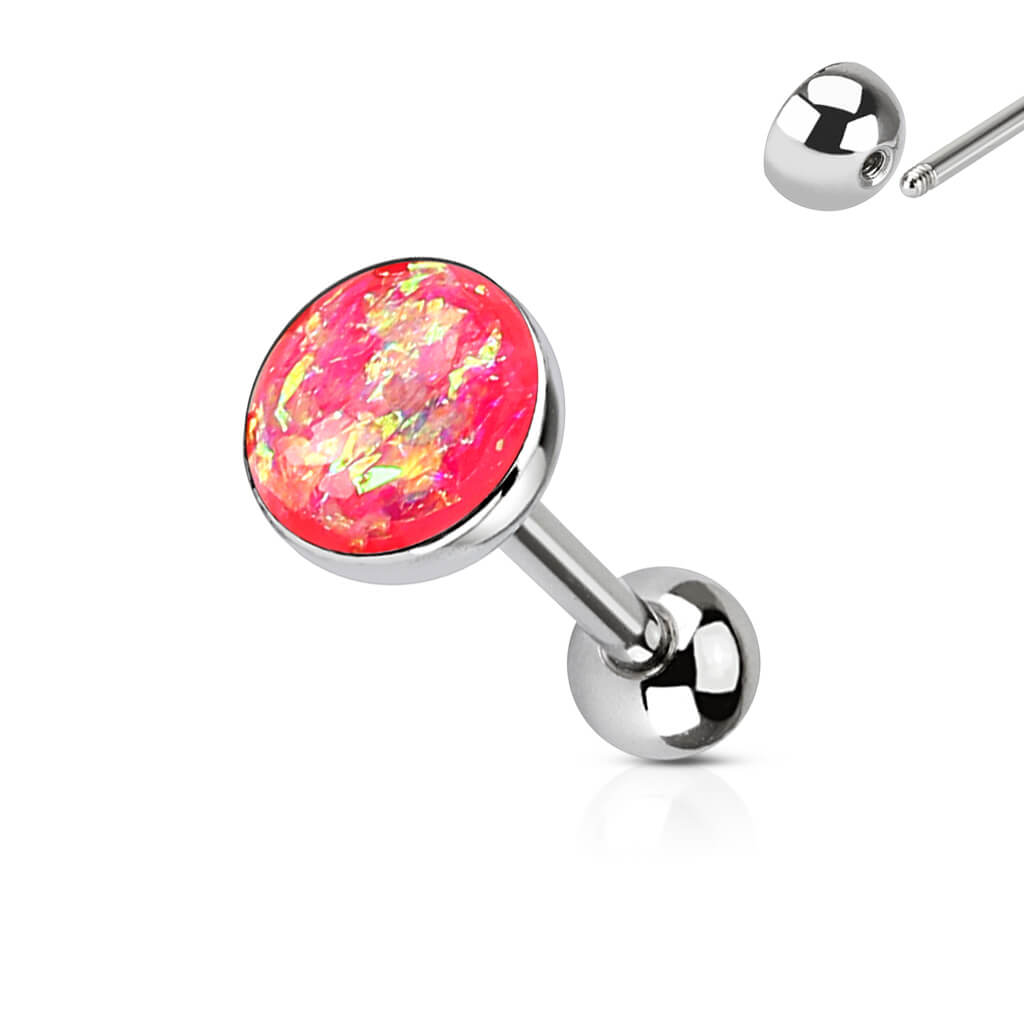 Tongue Barbell Opal