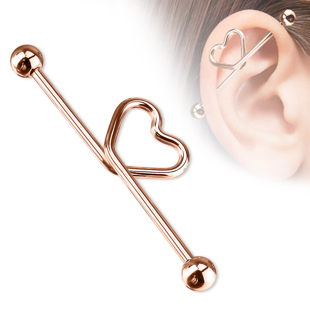 Industrial Barbell Heart