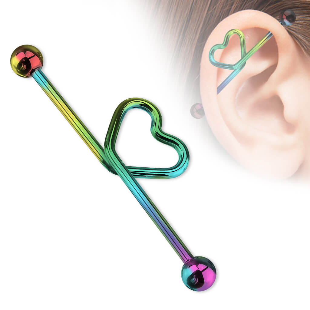 Industrial Barbell Heart