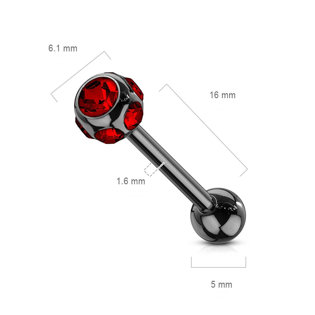 Barbell Ball Zirconia