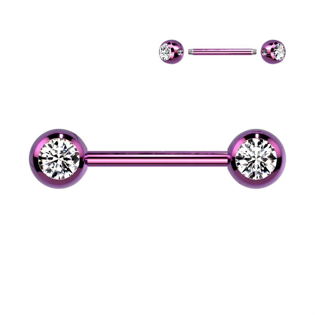 Nippelpiercing Kugel Zirkonia