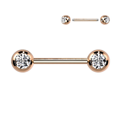 Nippelpiercing Kugel Zirkonia