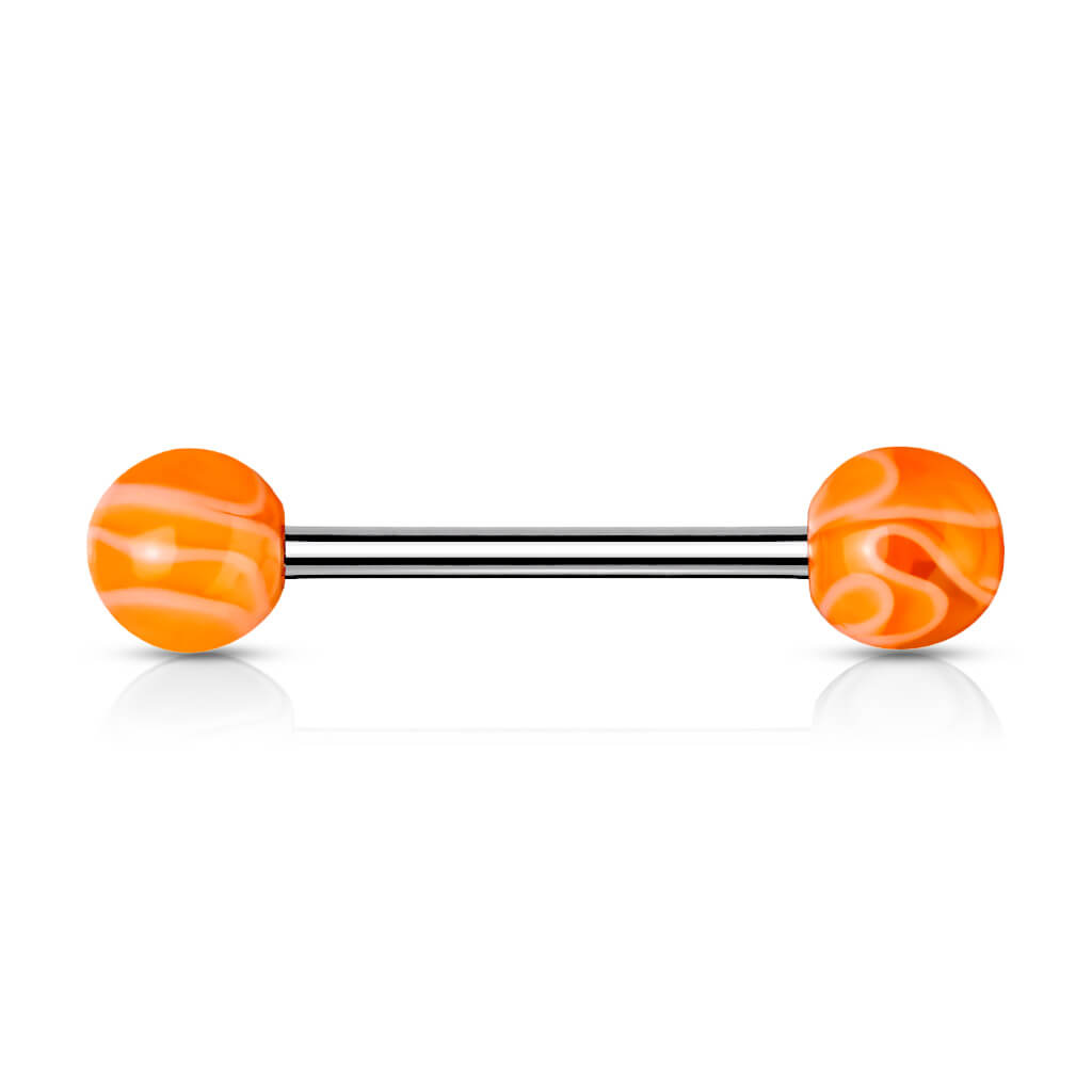 Barbell Acrylic Marble Ball