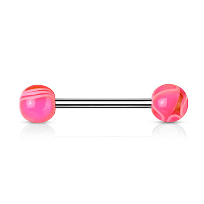 Barbell Acrylic Marble Ball