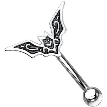 Eyebrow Piercing Bat Silver