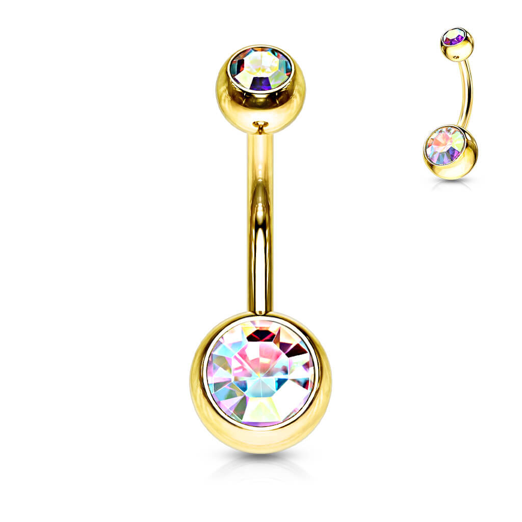 Belly Button Piercing Zirconia Ball