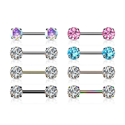 Piercing Capezzolo Zirconi Push-In