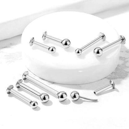 Labret Sfera d´argento Push-In