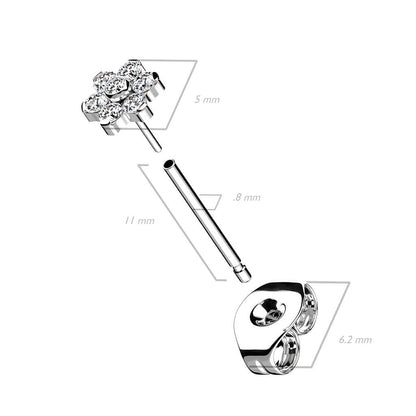 Titanium Flower Zirconia