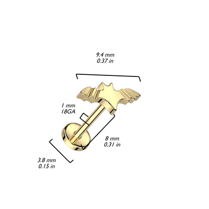 Titane Labret Chauve-souris Enfoncer