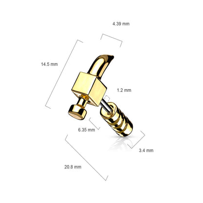 Barbell Martello - argento