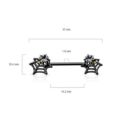 Téton Toile d´Araignée Argent