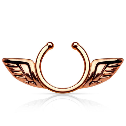 Fake Nipple Piercing Angel Wings Bendable