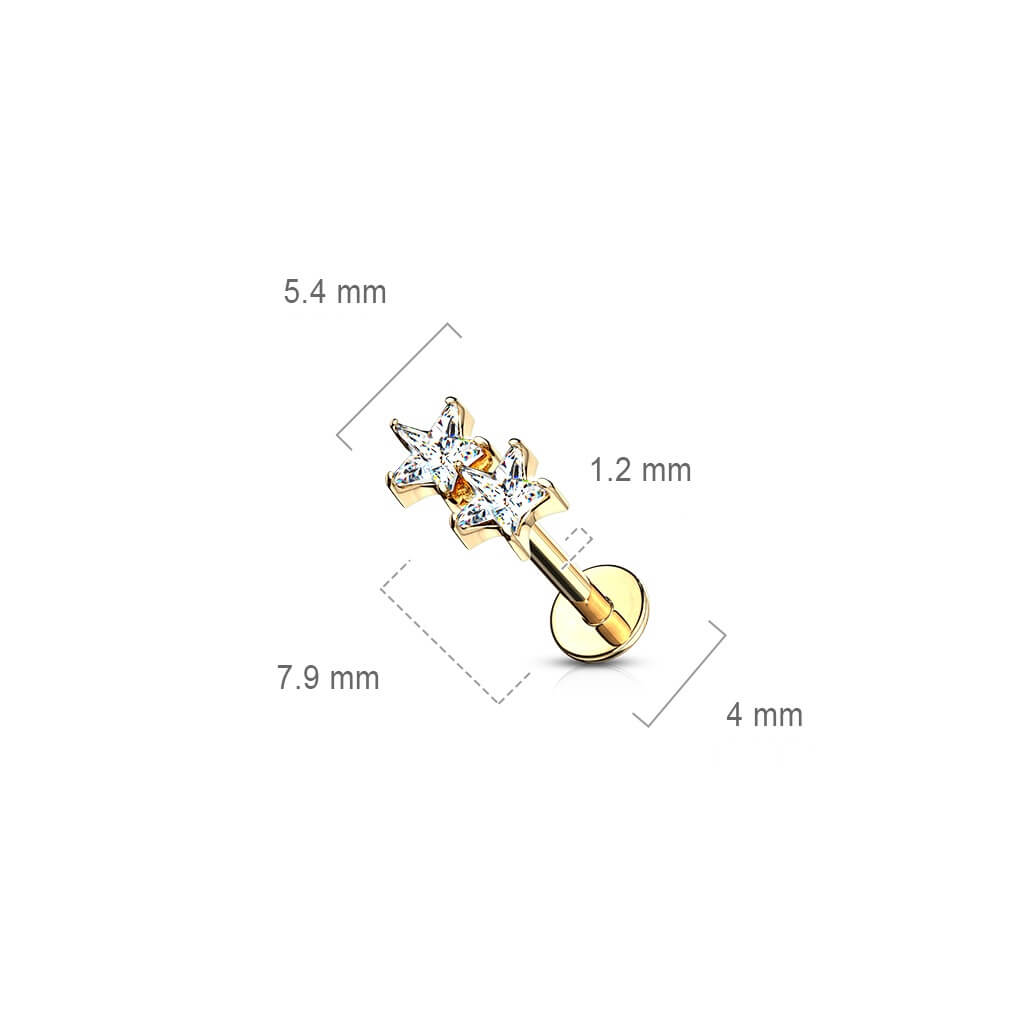 Circonita Estrella Rosca interna Labret