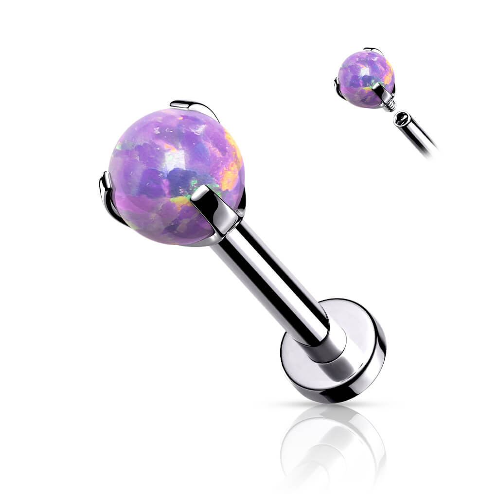 Labret Opal Innengewinde