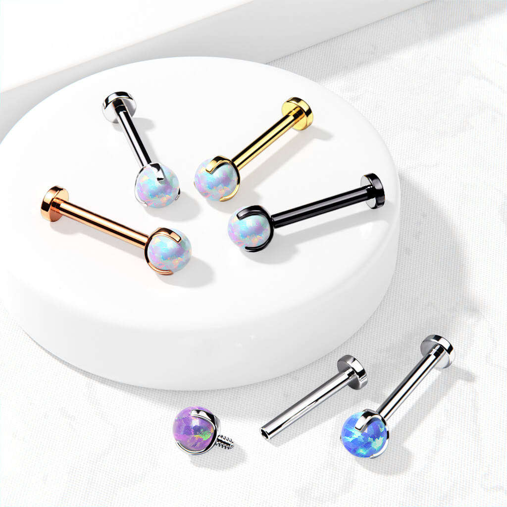 Labret Opal Innengewinde