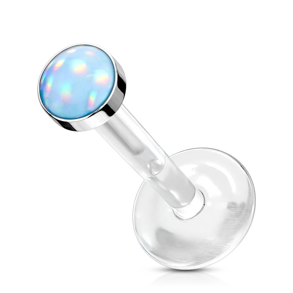 Labret Illuminating Flat Synthetic Stone