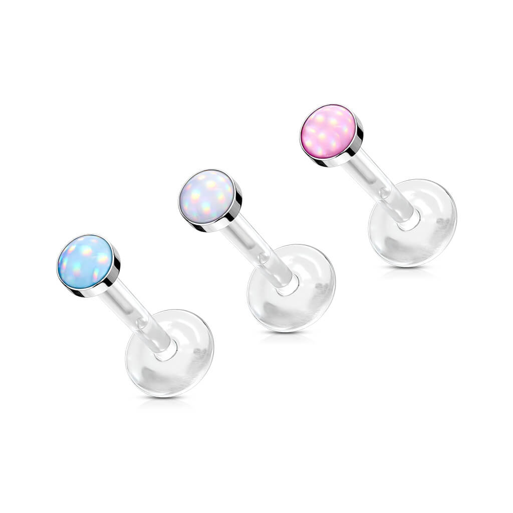 Labret Illuminating Flat Synthetic Stone