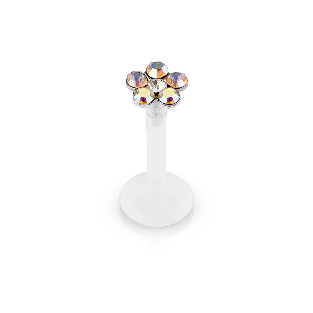 Labret Blume Zirkonia