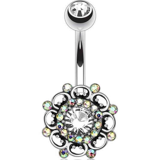 Piercing Nombril Tourbillon Zircone