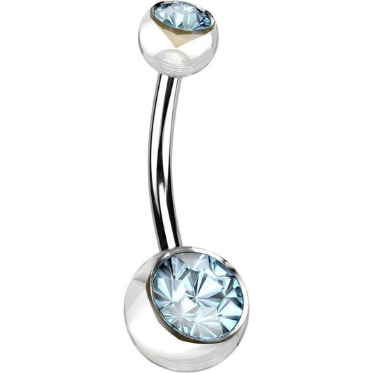 Belly Button Piercing Zirconia Ball