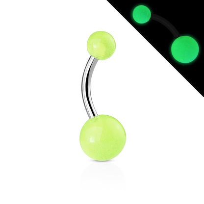 Bauchnabelpiercing Kugel Glow in the Dark