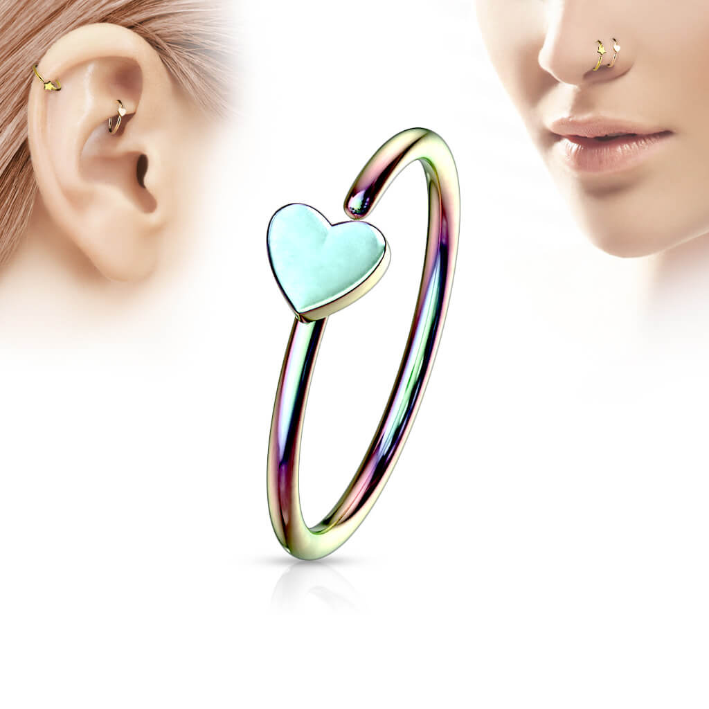 Ring Heart Bendable